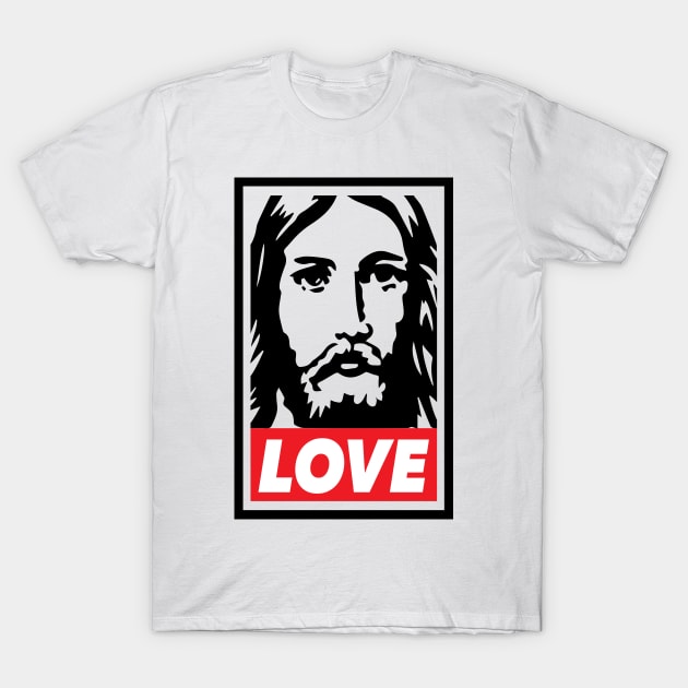 Love Like Jesus T-Shirt by JezusPop!